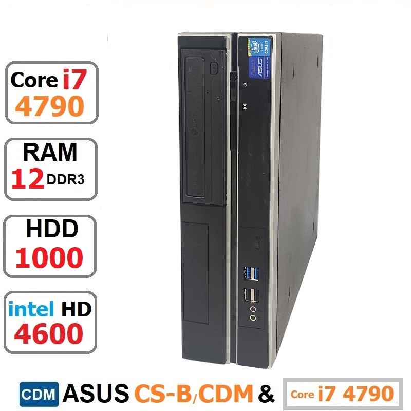 مینی کیس CDM ASUS CS-B/CDM Core i7 4790 رم12