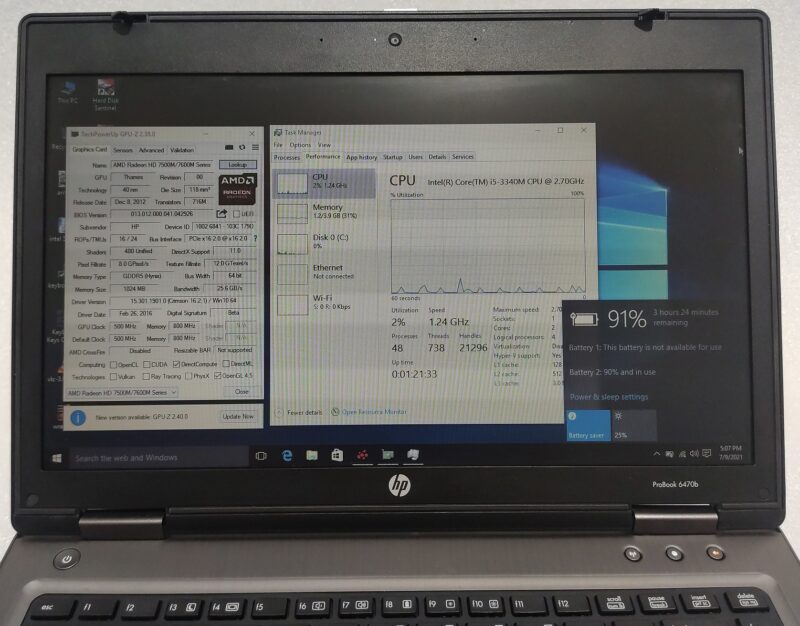لپ تاپ HP ProBook 6470b Core i5 3340m