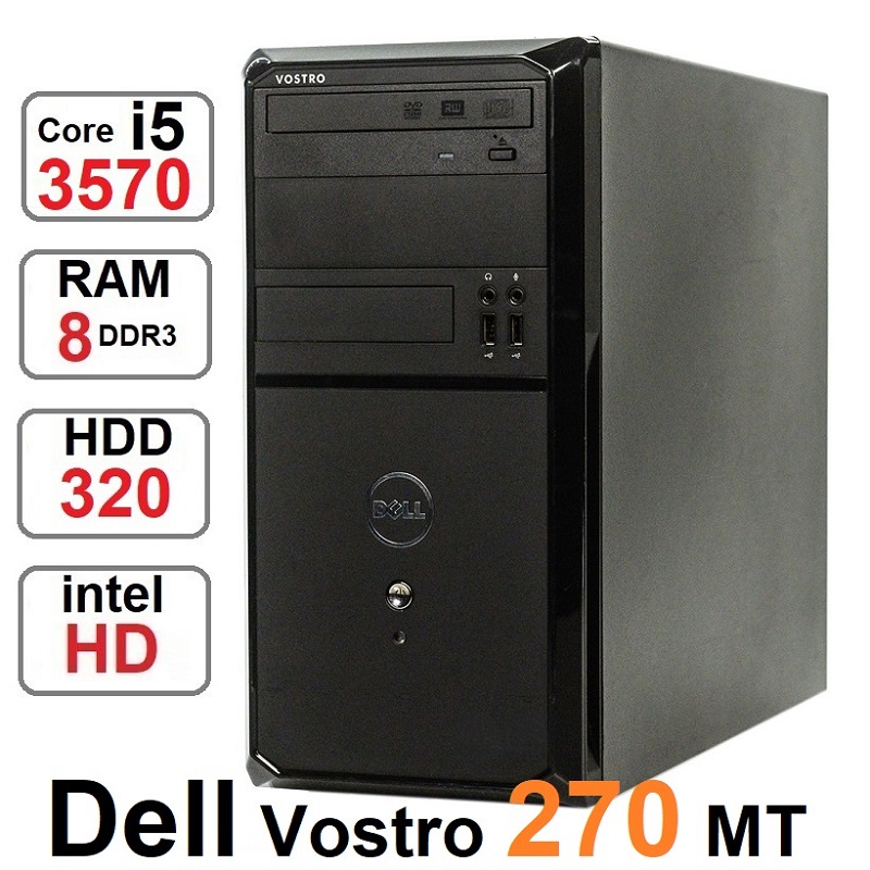 کامپیوتر DELL vostro 270MT core i5 3570 رم 8