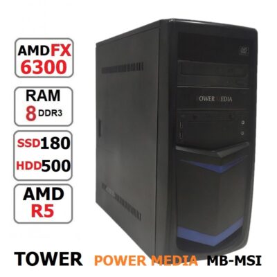 کیس تاور Power Media AMD FX 6300 رم 8 گیگ