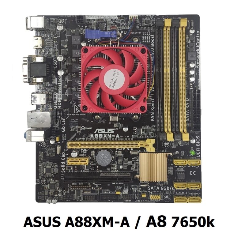 باندل مادربرد ASUS A88XM-A و AMD A8-7650k
