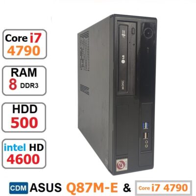 مینی کیس CDM ASUS Q87M-E Core i7 4790 رم 8