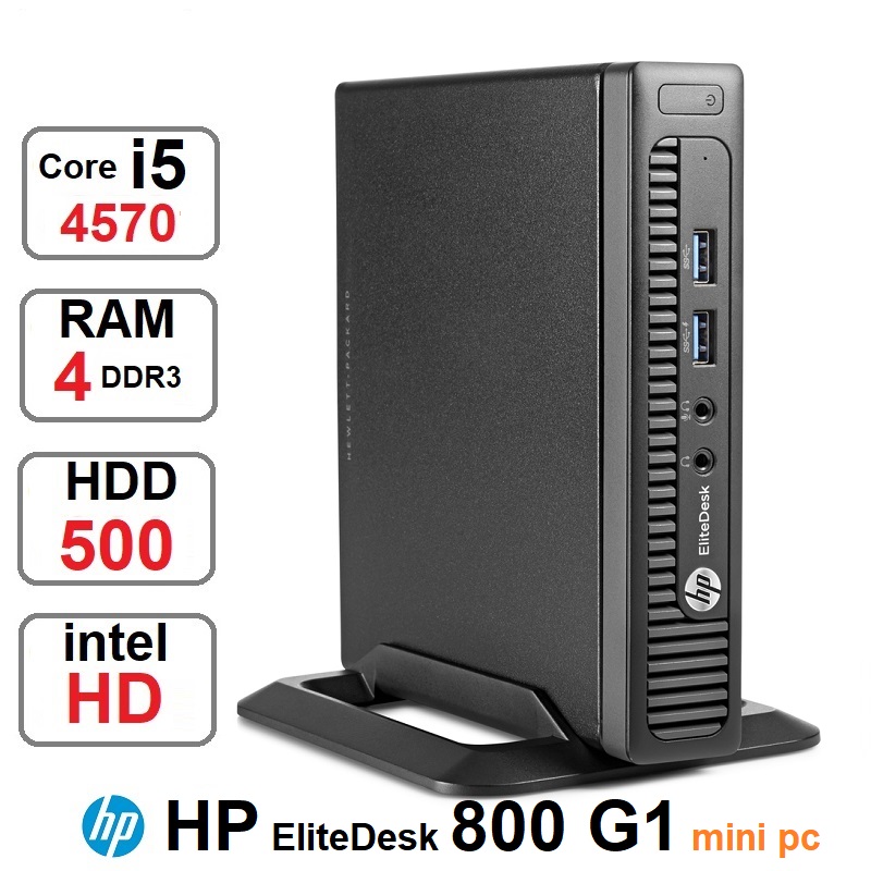 مینی کیس HP EliteDesk 800 G1 Mini PC i5 4570