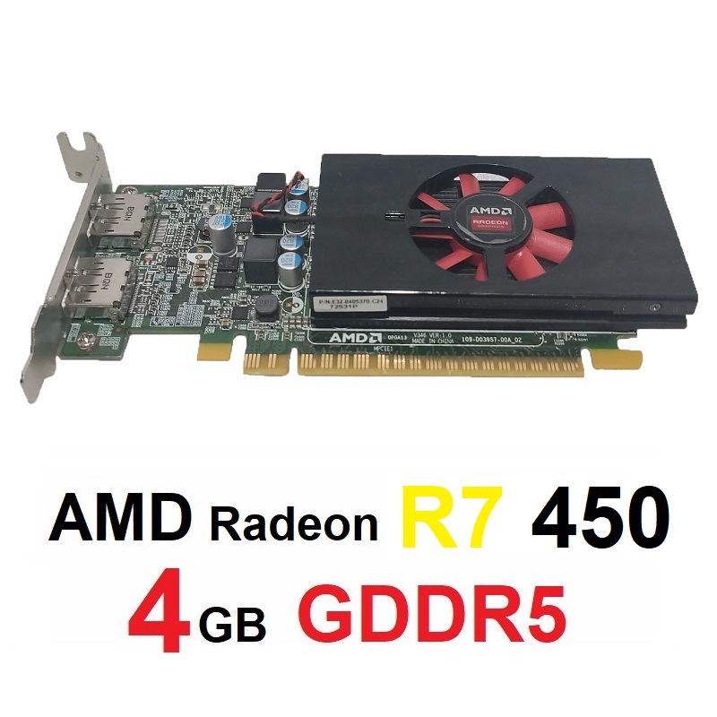 کارت گرافیک مینی کیس AMD R7 450 4GB GDDR5