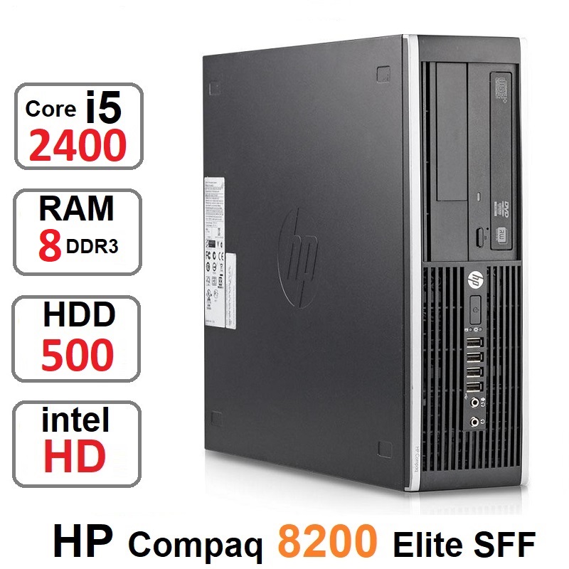مینی کیس HP Compaq 8200 Elite SFF i5-2400 RAM 8GB