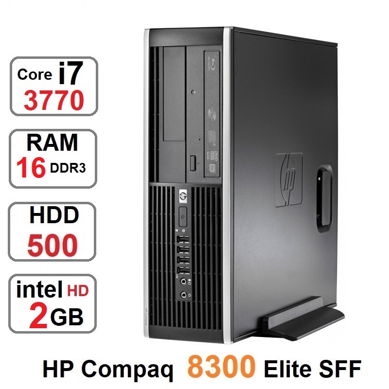 مینی کیس HP Compaq 8300 Elite SFF core i7 3770 رم 16