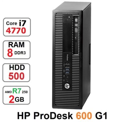 مینی کیس HP ProDesk 600 G1 Core i7 4770 رم 8 گرافیک R7-250