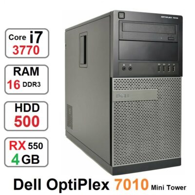 کامپیوتر DELL OPTIPLEX 7010 MT Core i7 3770 گرافیک RX 550