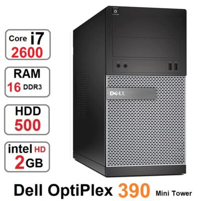 کامپیوتر DELL OPTIPLEX 390 MT Core i7 2600 رم 16 هارد500