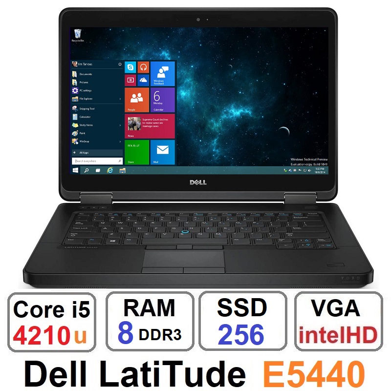 لپ تاپ دل Dell Latitude E5440 Core i5 4210u رم8و256