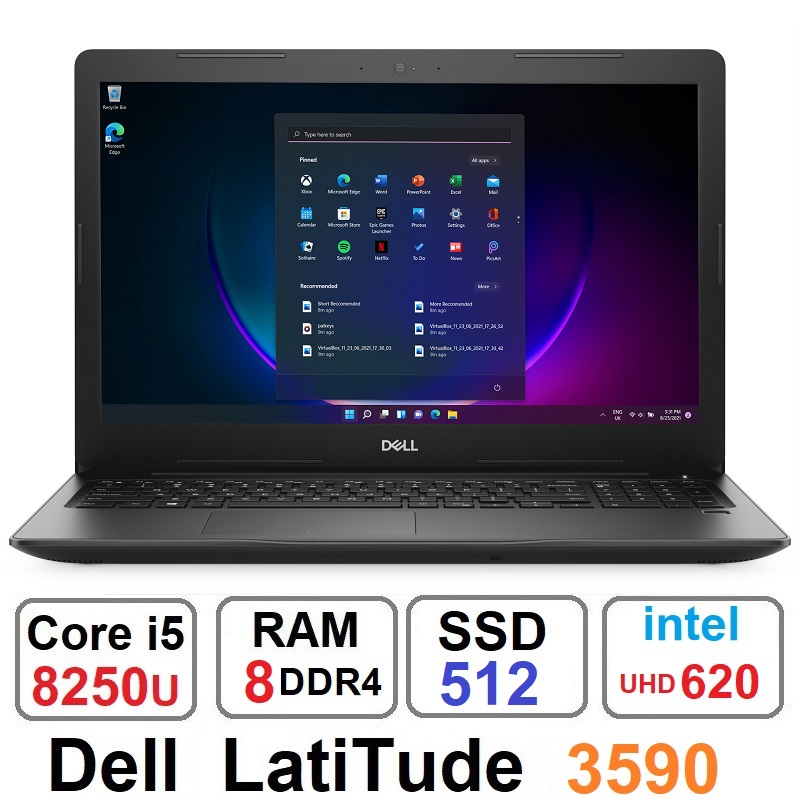 لپ تاپ دل Dell Latitude 3590 Core i5 8250u رم 8و512