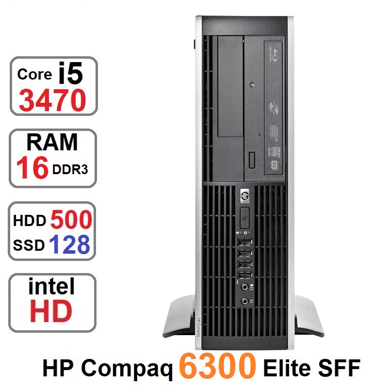 مینی کیس HP Compaq 6300 SFF Core i5 3470 رم16و128
