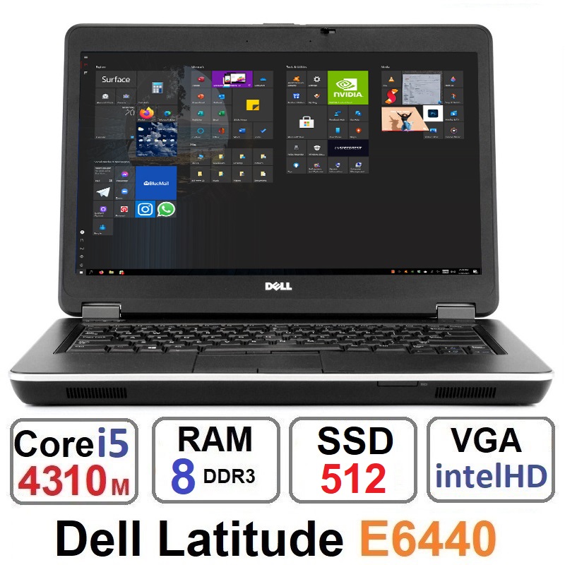 لپ تاپ دل Dell LatiTude E6440 Core i5 4310m رم8و512
