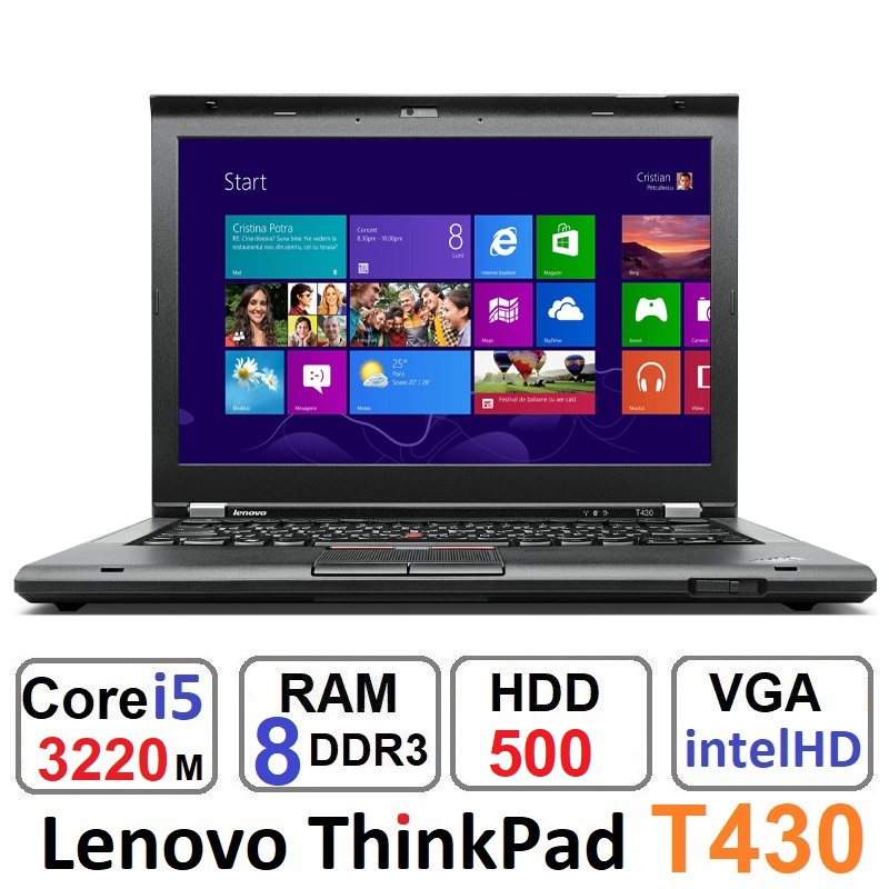 لپ تاپ لنوو Lenovo ThinkPad T430 Core i5 3220m رم8