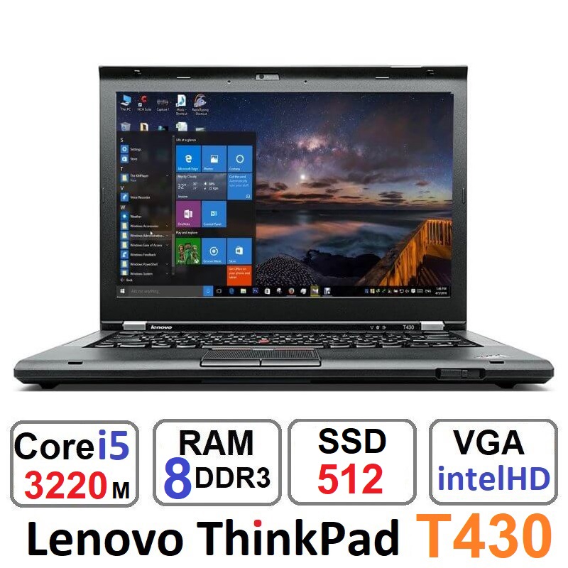 لپ تاپ لنوو Lenovo ThinkPad T430 Core i5 3220m رم8و512