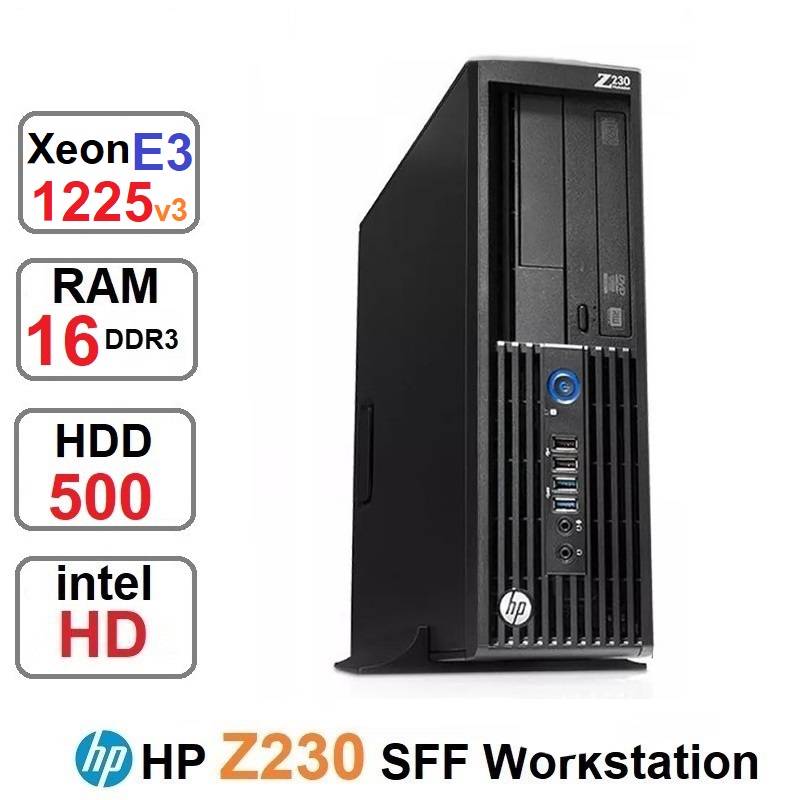 مینی کیس HP Z230 WorkStation Xeon E3 1225 رم16