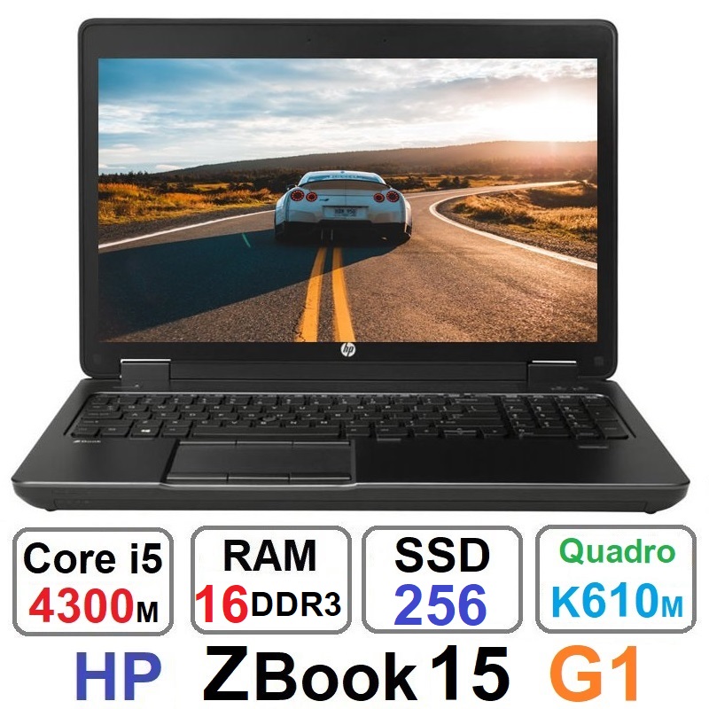 لپ تاپ اچ پی HP ZBook 15 G1 Core i5 4300m رم16 گیگ