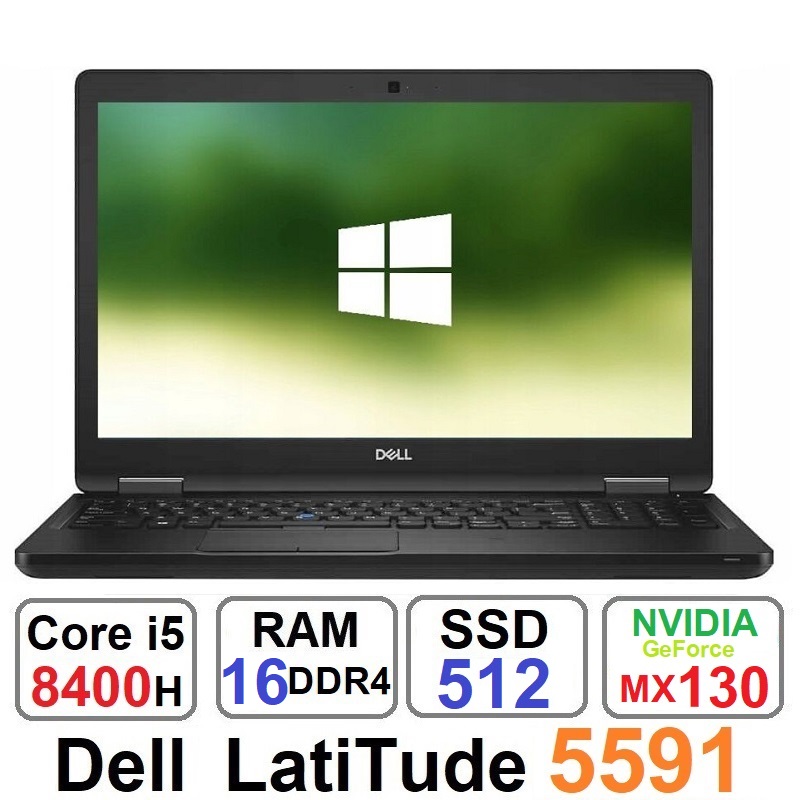 لپ تاپ دل Dell Latitude 5591 Core i5 8400H با NVIDIA MX130