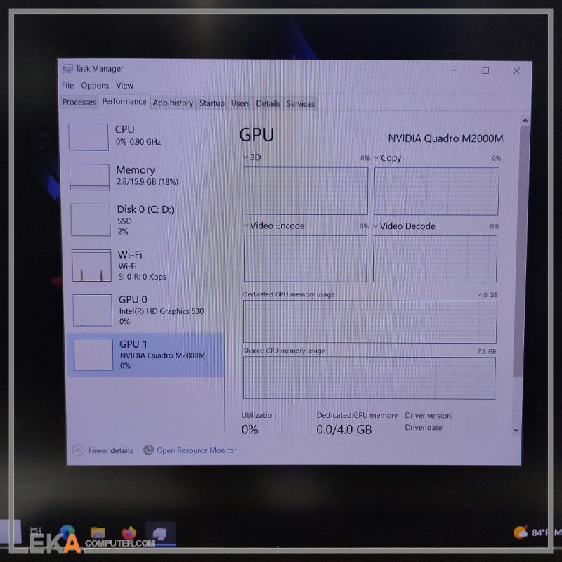 لپتاپ دل Dell Precision 7510 Core i7 6820HQ با SSD512