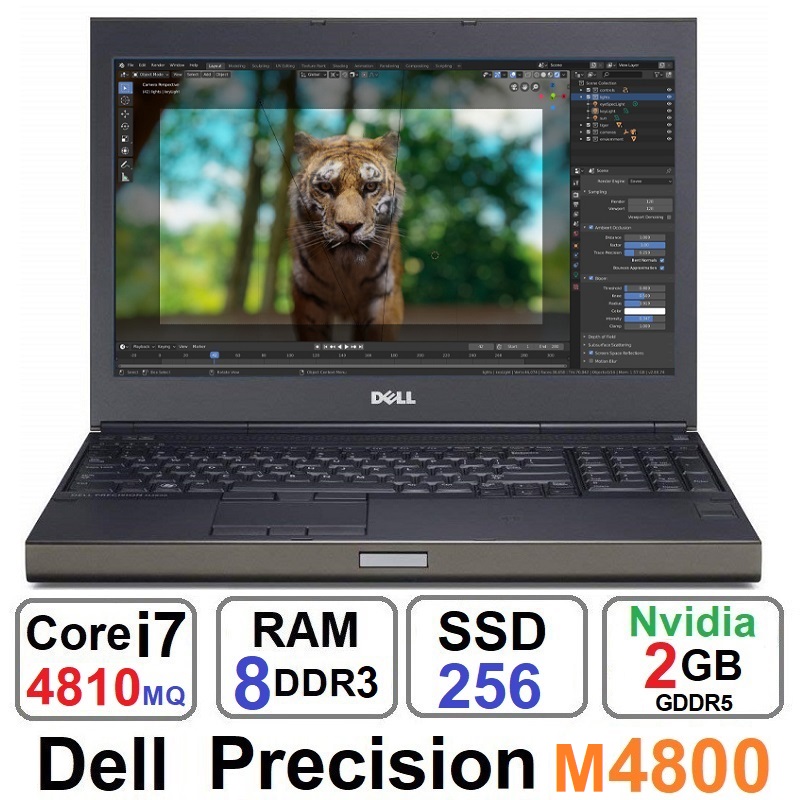 لپ تاپ دل Dell Precision M4800 Core i7 4810MQ رم 8 گیگ