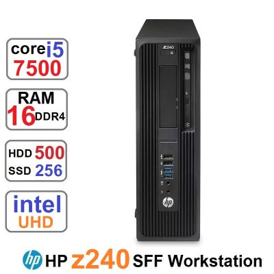مینی کیس HP Z240 WorkStation Core i5 7500وSSD512