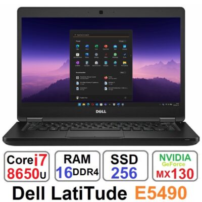 لپ تاپ دل Dell Latitude E5490 Core i7 8650u رم16گیگ