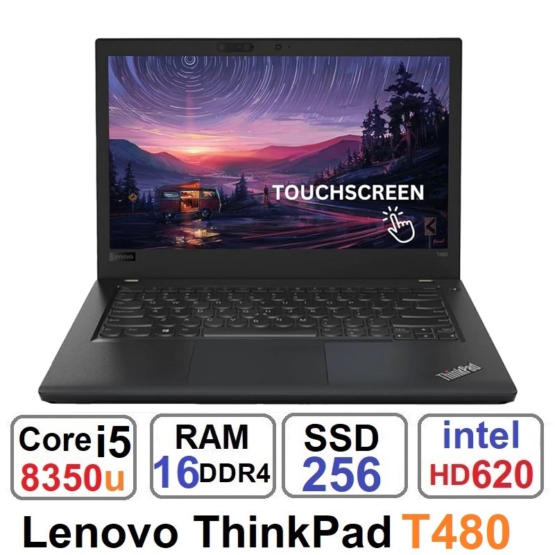 لپ تاپ لنوو Lenovo ThinkPad T480 صفحه لمسی رم16