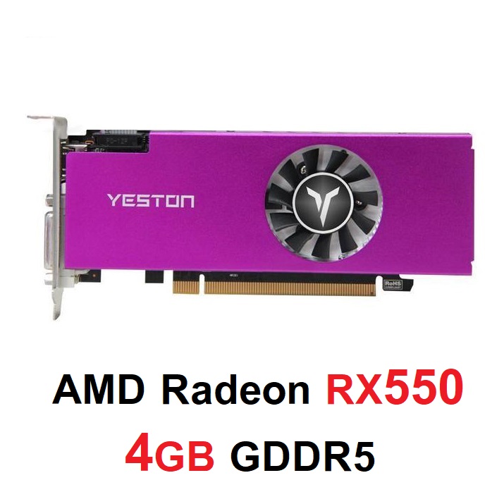 کارت گرافیک مینی کیس AMD Radeon RX 550 4GB GDDR5
