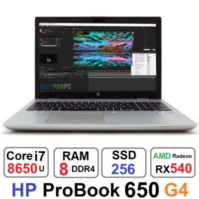 لپ تاپ HP ProBook 650 G4 Core i7 8650u رم 8 گیگ