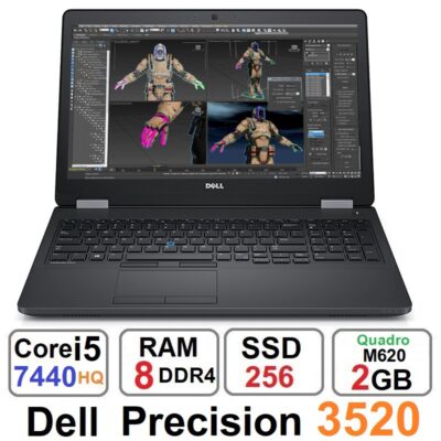 لپتاپ دل Dell Precision 3520 Core i5 7440HQ رم8گیگ