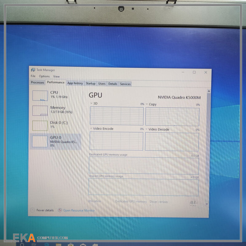 لپ تاپ دل Dell Precision M6700 Core i7 3520M رم 8 گیگ