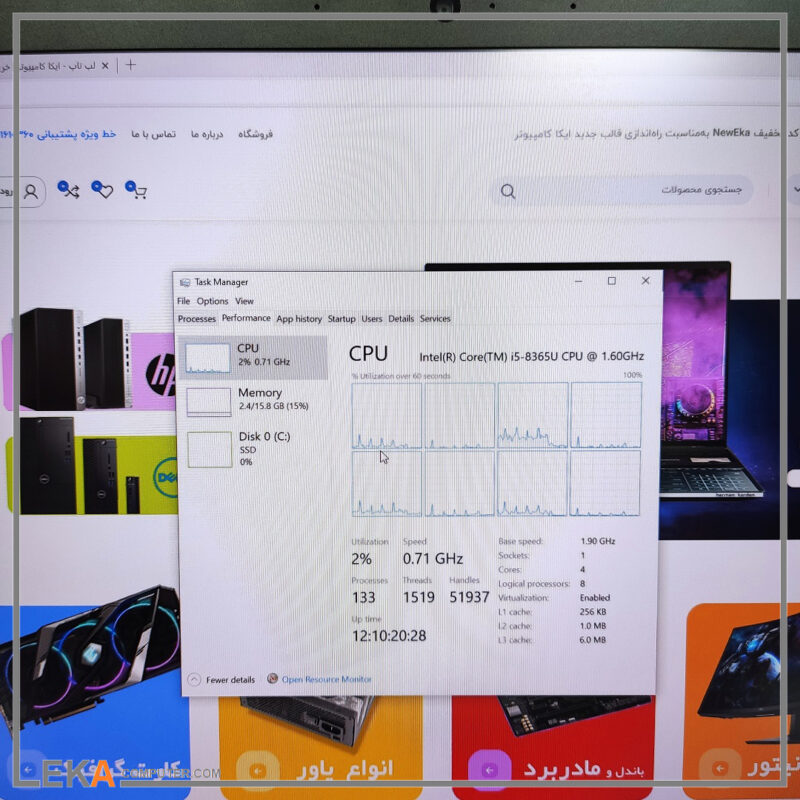 لپ تاپ Lenovo ThinkPad T490 Core i5 8365u