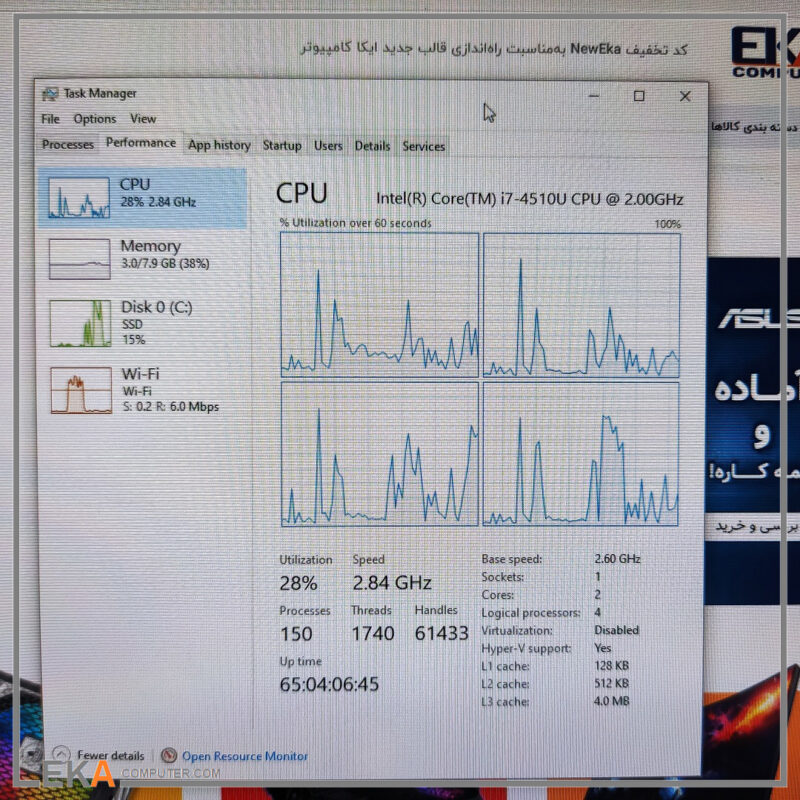 لپ تاپ Lenovo ThinkPad Yoga 12 Core i7 لمسی