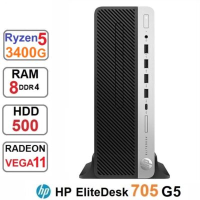 مینی کیس HP EliteDesk 705 G5 SFF RYZEN 5 3400G