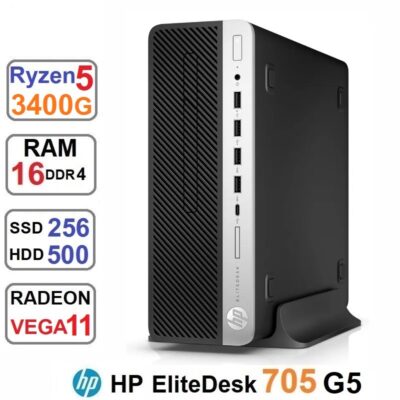 مینی کیس HP EliteDesk 705 G5 SFF RYZEN 5 3400G