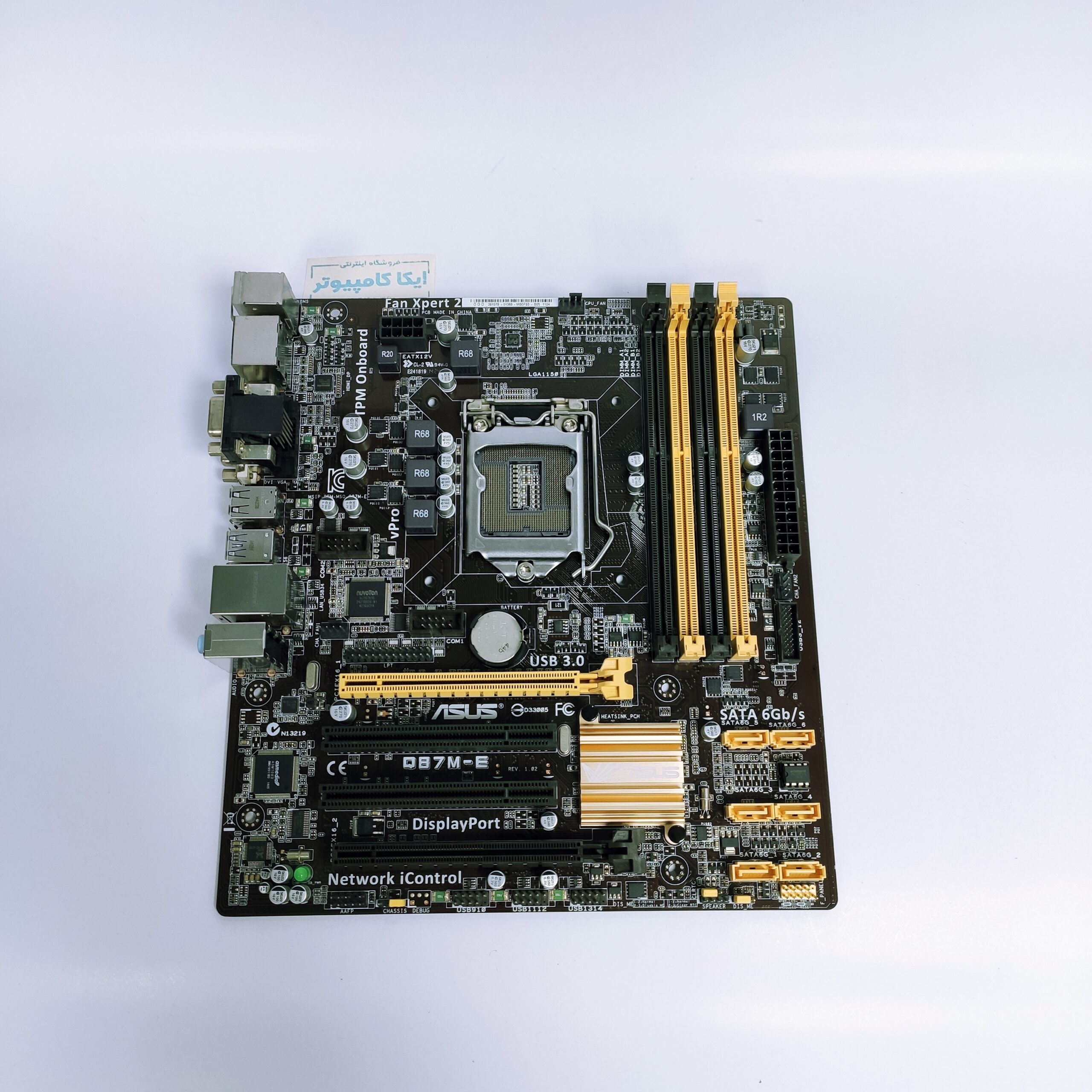 مادربرد ایسوس مدل ASUS Q87M-E rev 1 (1) مادربرد ایسوس مدل ASUS Q87M-E rev 1.02