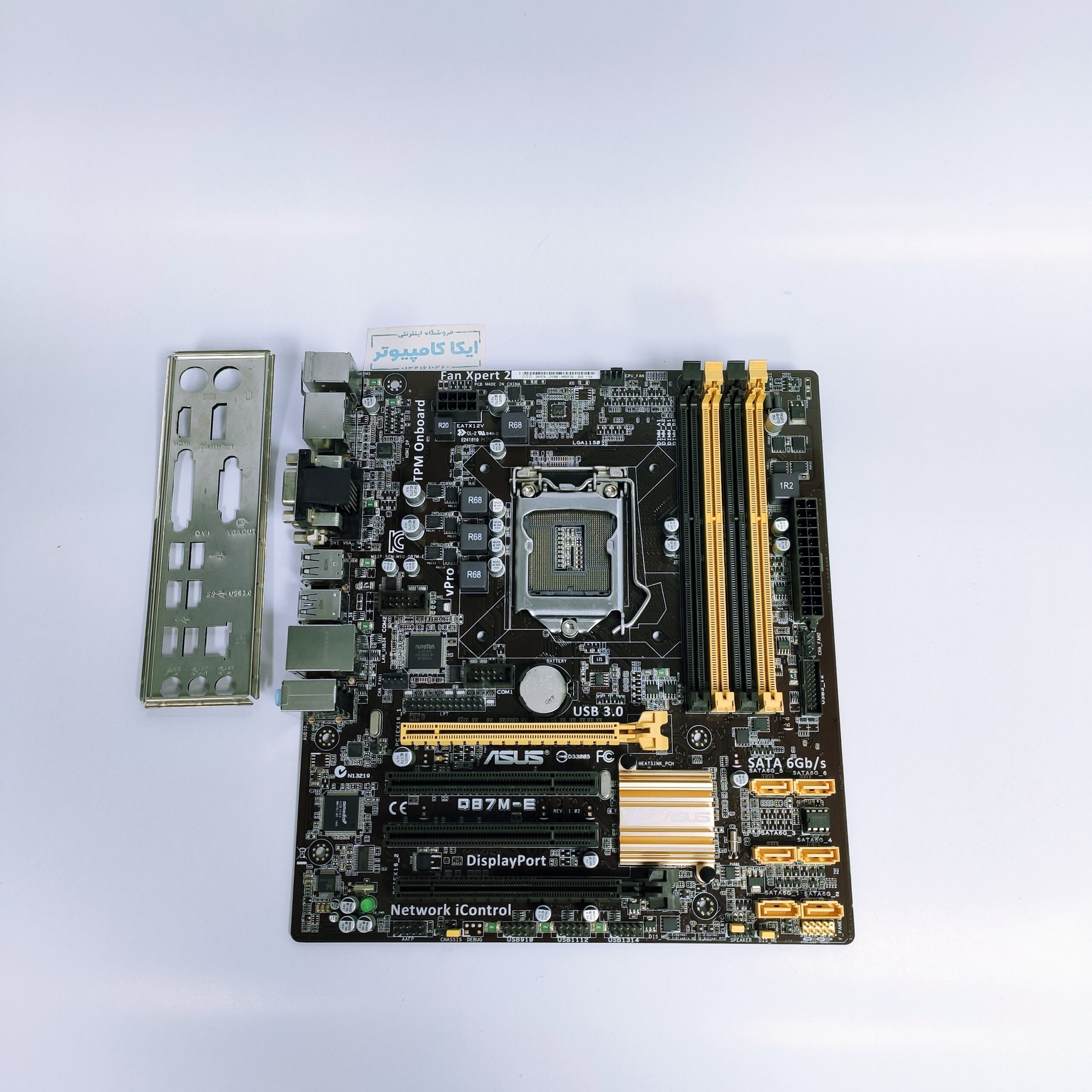 مادربرد ایسوس مدل ASUS Q87M-E rev 1 (2) مادربرد ایسوس مدل ASUS Q87M-E rev 1.02