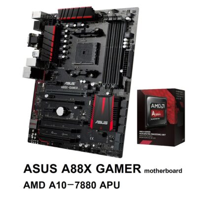 مادربرد ASUS A88X GAMER و پردازنده AMD A10 7880