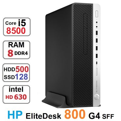 مینی کیس HP EliteDesk 800 G4 SFF Core i5-8500 وssd128