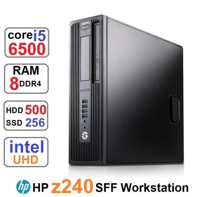 مینی کیس HP Z240 WorkStation Core i5 6500 رم8