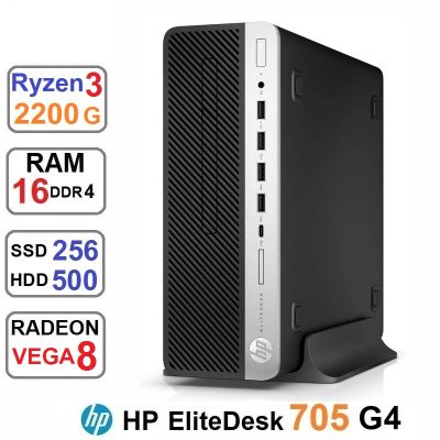 مینی کیس HP با پردازنده AMD Ryzen 3 2200G